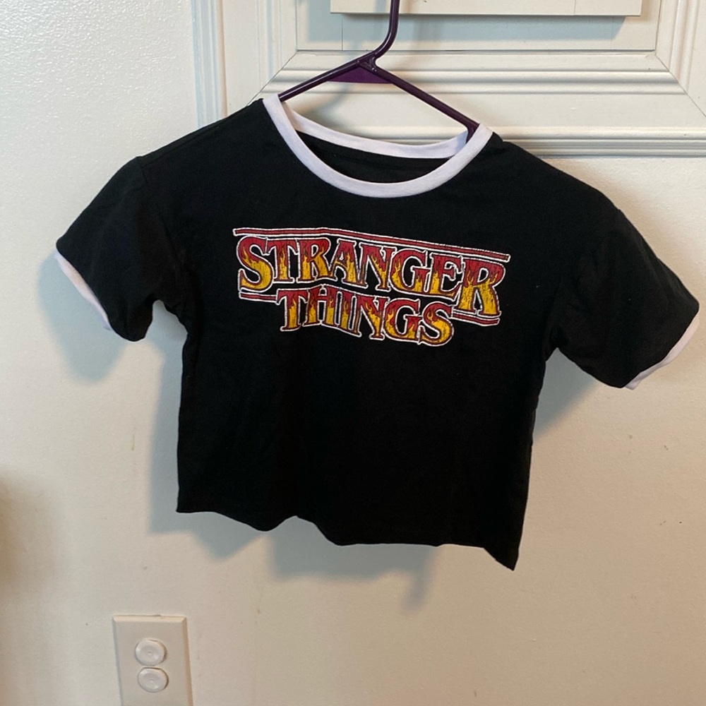 Girls Stranger Things crop top